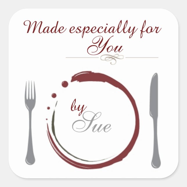 Especialmente personalizado para seus adesivos (Frente)