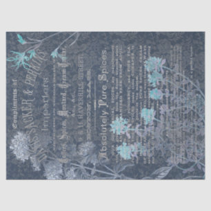 Especiarias Antigas E Ephemera Decoupage Papel Tec