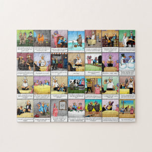 Especiarias engraçadas Vinho Humor Quebra-cabeça