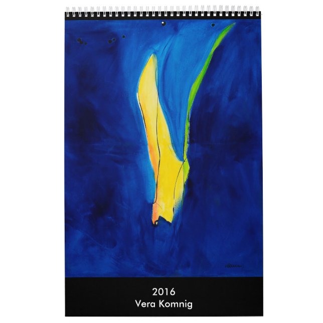 Espécie calendar arte calendário Vera Komnig (Capa)