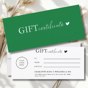 Específico do cliente, Certificado de oferta comer