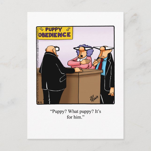 "Espectickles" com Cartão Postal Humor do casament (Frente)