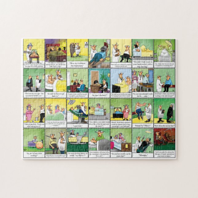 Espectickles Engraçados Humor Quebra-cabeça (Horizontal)