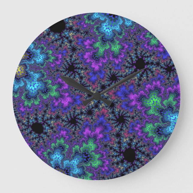 Espectro de Aquarela Puro Personalizado Relógio de (Frente)