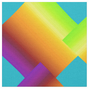 Espectro de Cores em Forma de Diamante - 3 Tecidos