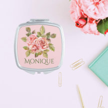 Bonito Rosas Rosa Vintage Personalizadas