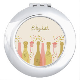 Espelhinho Champanhe Girly Century Personalizado