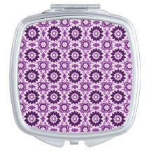 Padrão Geométrico Floral do Vintage Boho Purple