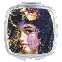 Espelho de Nouveau da arte do vintage