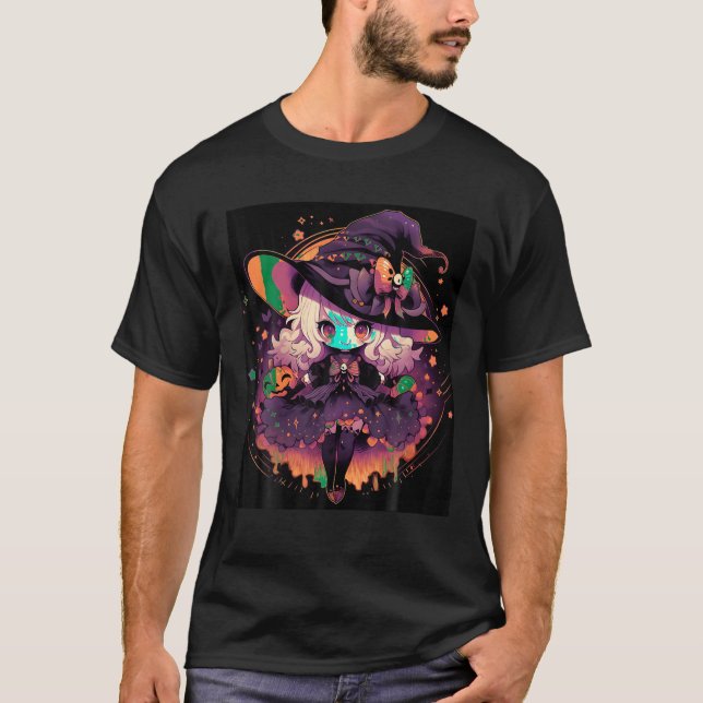 Espelhos Que Captivam A Camisa Da Bruxa De Hallowe (Frente)