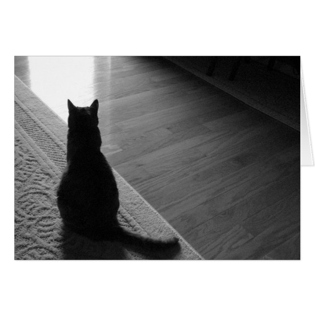 Espera, cartão (Frente Horizontal)