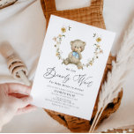 espera cedo convite para chás de fraldas florais r<br><div class="desc">podemos esperar muito chá de fraldas e aquarelas. O texto e as cores podem ser personalizados.</div>