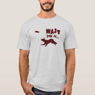 Espera de border collie para ela camiseta