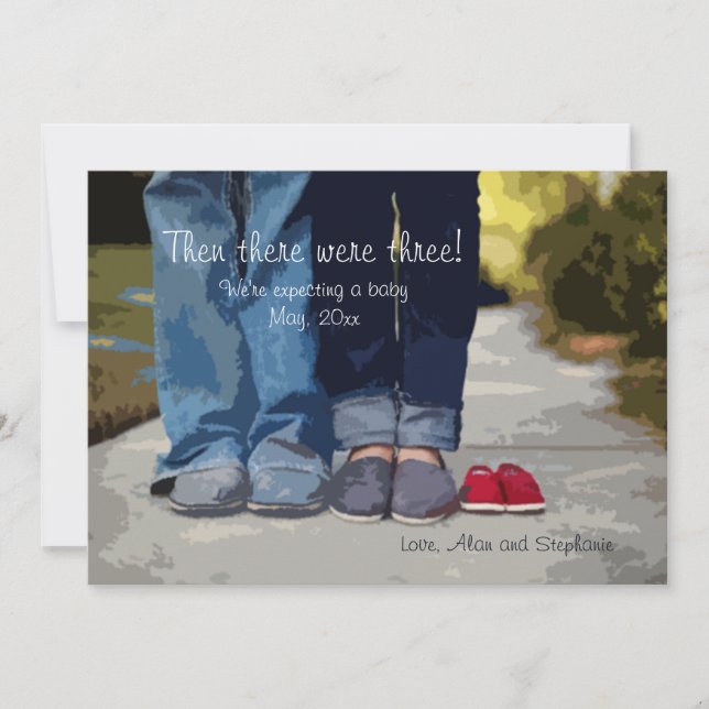 Esperamos um anúncio de gravidez (Frente)