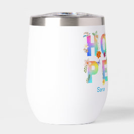 Esperança de inspiração motivacional artística pos