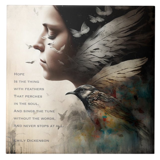 Esperança é a Coisa com Penas (Frente)