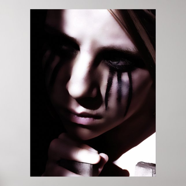 Esperando na Poster da Escuridão (Frente)