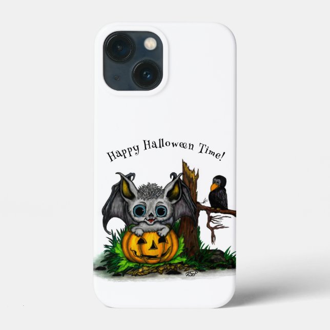 Esperando o Halloween, Cute Bat e Raven (Verso)