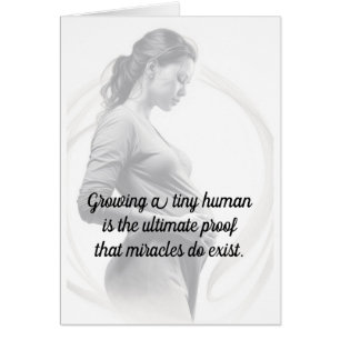 Esperando, Parabéns No Cartão De Gravidez