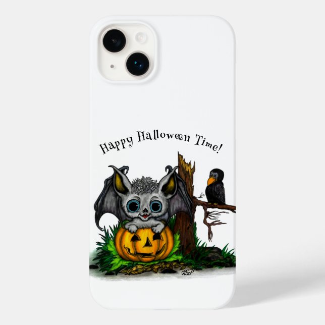 Esperando pelo Halloween, Morcego Fofo e Corvo (Verso)