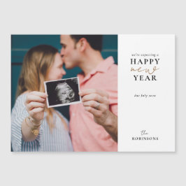 Esperando um Cartão com fotos de feriado do Feliz