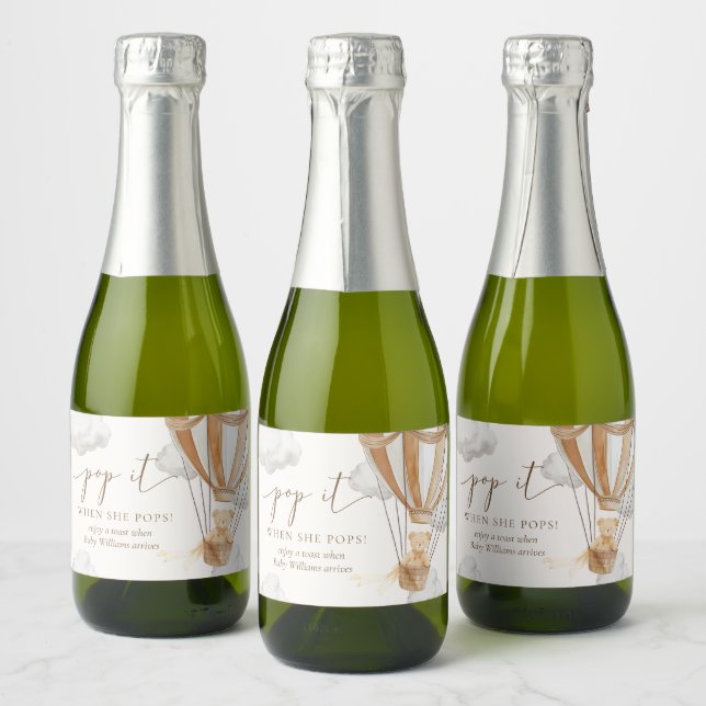 Esperar Tan Teddy Bear Pop Quando Ela Pop (Garrafas)