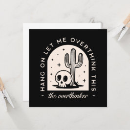 Espere, deixe-me pensar demais sobre esse pensador