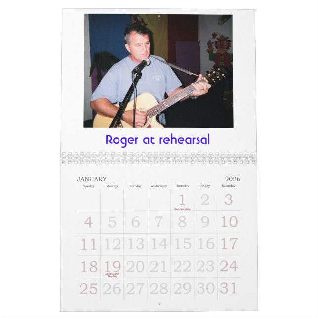 ESPERE E VEJA o calendário de 2007 bandas (Jan 2026)