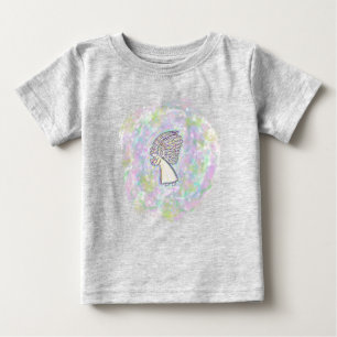 Esperem coisas boas, camisetas de bebê anjo da Gu