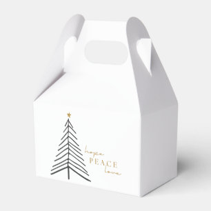 Espero que a paz ame. Caixa de Favoritos de Natal