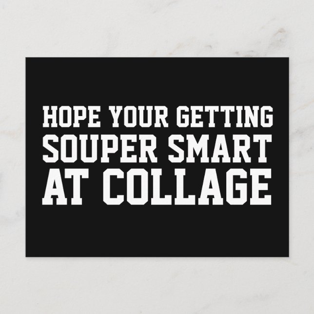 Espero que esteja recebendo um cartão postal engra (Frente)