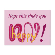 Espero que isso o veja feliz Seus Cartões de Texto