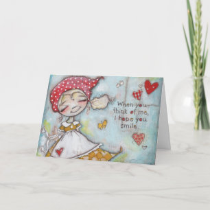 Espero Que Sorria - Cartão De Saudação