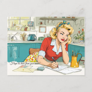 Espero que você ouça em breve! Cartão Postal