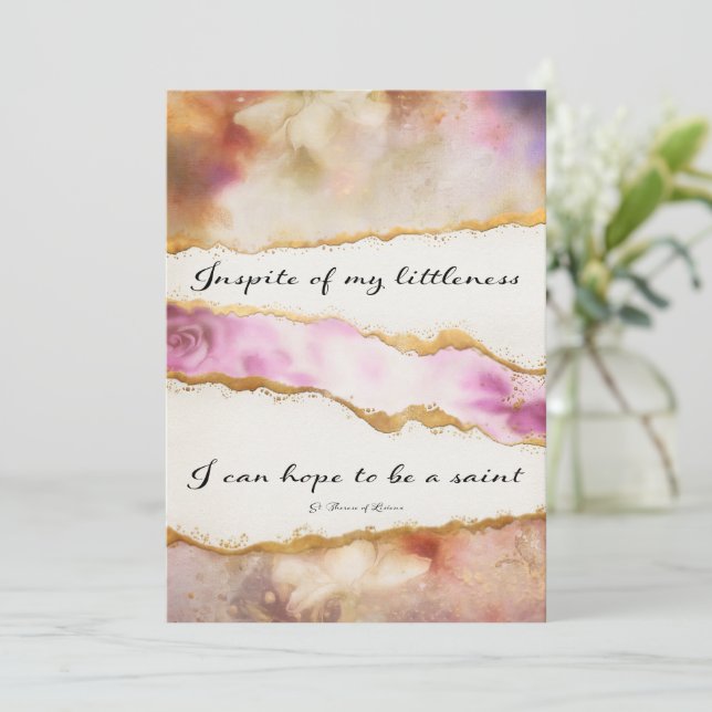 Espero Ser Um Santo (Em pé/Frente)