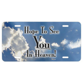Espero Te Ver No Céu! com nuvens