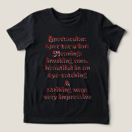 Espetacular: ・ de definição tac ・ u lar ・