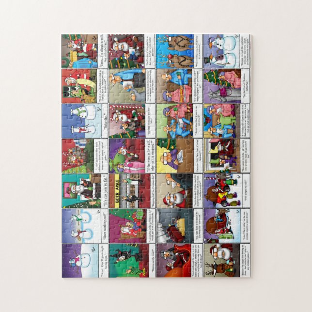 Espetáculos Engraçados Natal Humor Quebra-cabeça (Vertical)