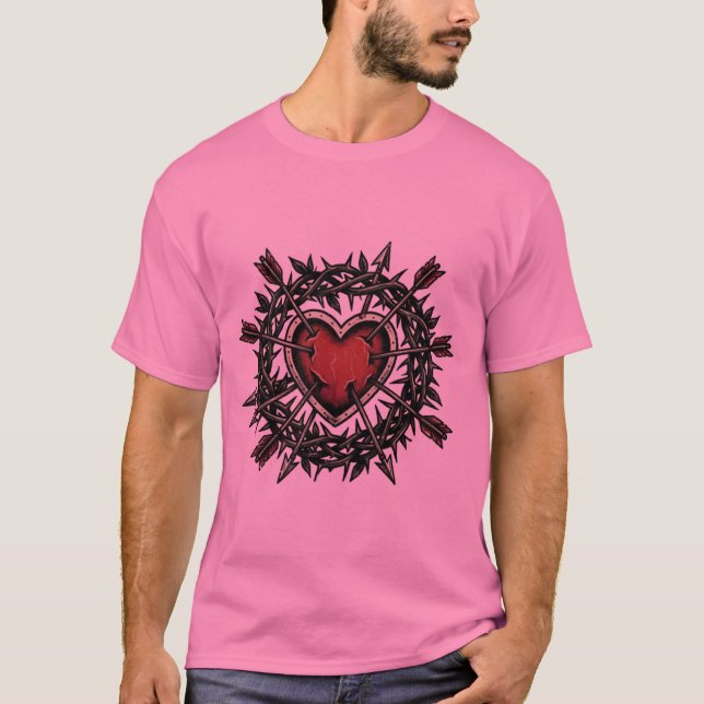 Espinhos e Flechas | Camiseta Vintage Tattoo Flash (Frente)
