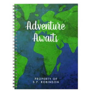 Espiral A aventura espera o caderno feito sob encomenda do