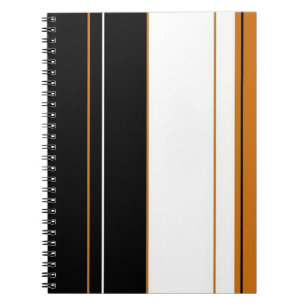 Espiral A chita listra o caderno