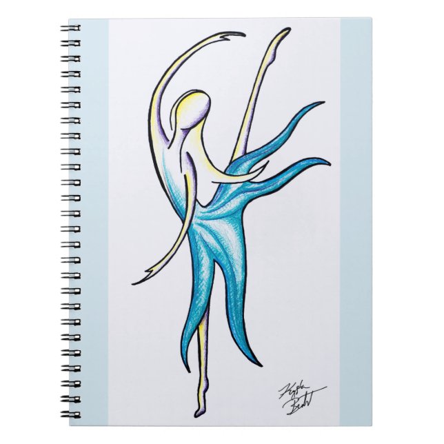 Espiral A dança como o mundo está olhando o caderno (Frente)