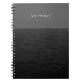 Espiral A obscuridade molha o caderno