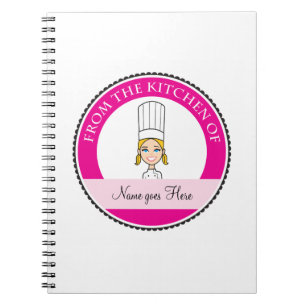 Espiral A receita #1 personalizado caderno da menina