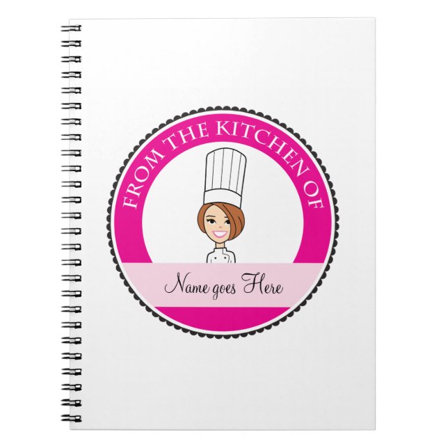 Espiral A receita #2 personalizado caderno da menina (Frente)