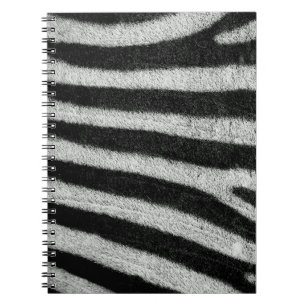 Espiral A zebra listra o caderno