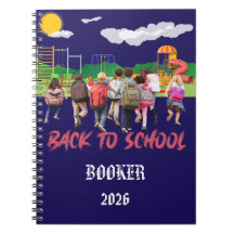 Adicionar nome Foto Caderno de Volta às Aulas