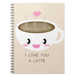 Espiral Ame-o um caderno de Latté