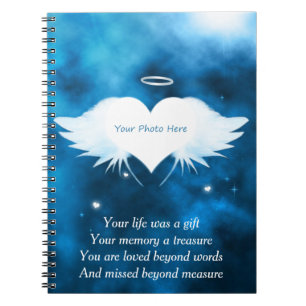 Espiral Anjo do caderno da foto de HeartCustom