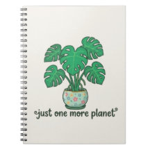 Apenas Mais Uma Planta Caderno Monstera Fofo